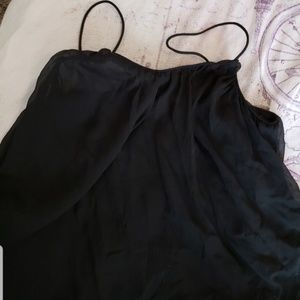 A Black flowy tank top